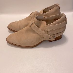 Rag and Bone tan suede booties